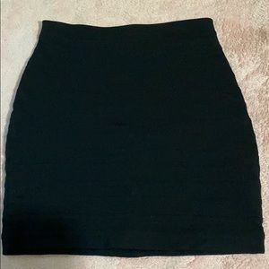 Express black skirt